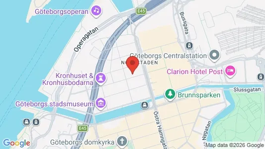 Kontorlokaler til leje i Gøteborg Centrum - Foto fra Google Street View