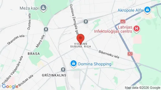 Butikklokaler til leie i Riga Teika – Bilde fra Google Street View