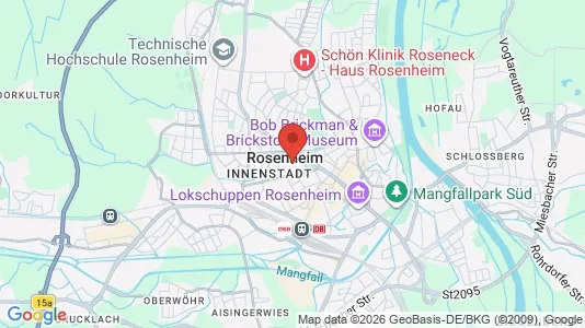 Butikslejemål til leje i Rosenheim - Foto fra Google Street View