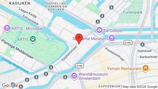 Lokale biurowe Do wynajęcia i Amsterdam Centrum - kort over placeringen