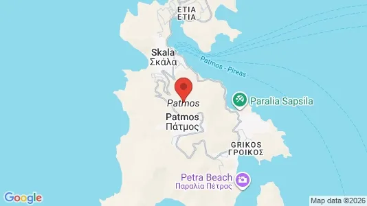 Liikekiinteistöt Myynnissä i Patmos - Kuva Google Street Viewstä