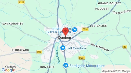 Boligejendomme til salg i Condom - Foto fra Google Street View