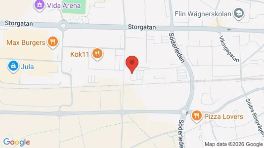Kontorlokaler til leje i Växjö - Foto fra Google Street View