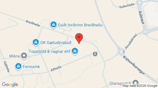 Nieruchomości komercyjne Do wynajęcia i Hafnarfjörður - kort over placeringen