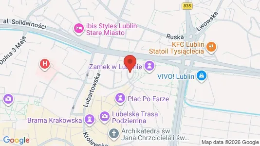 Büros zur Miete i Lublin – Foto von Google Street View