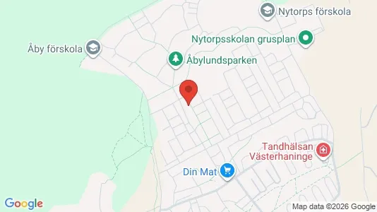 Gewerbeflächen zur Miete i Haninge - kort over placeringen