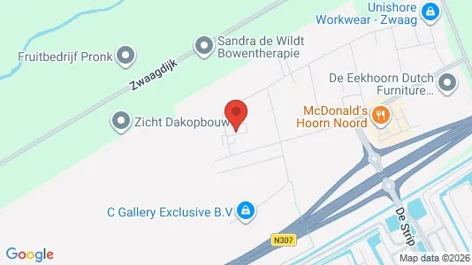 Gewerbeflächen zur Miete i Hoorn - kort over placeringen