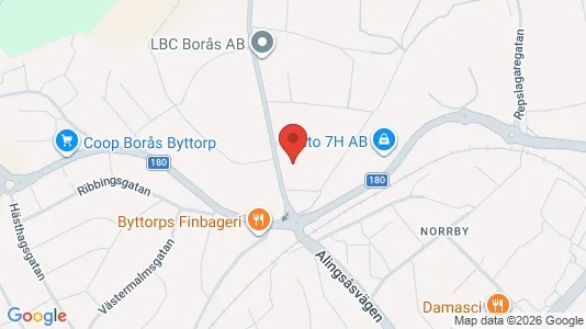 Kontorlokaler til leje i Borås - Foto fra Google Street View