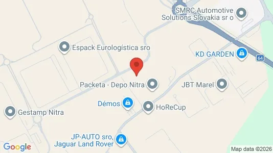 Varastot Vuokrattavana i Nitra - Kuva Google Street Viewstä