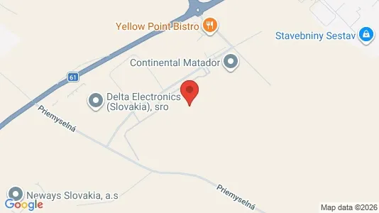 Varastot Vuokrattavana i Ilava - Kuva Google Street Viewstä