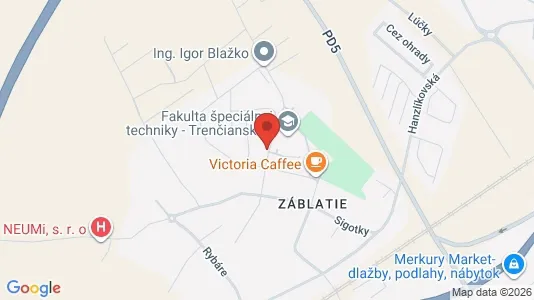 Lager til leie i Trenčín – Bilde fra Google Street View