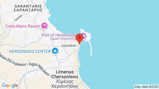 Commercial properties for sale i Hersonissos - kort over placeringen