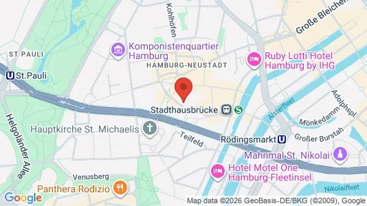 Kontorlokaler til leje i Hamborg Mitte - Foto fra Google Street View