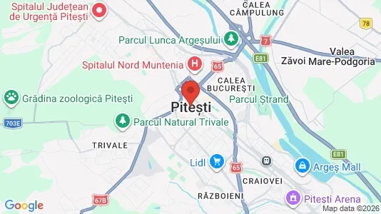 Gewerbeflächen zur Miete i Piteşti – Foto von Google Street View