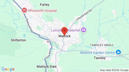 Gewerbeflächen zur Miete i Matlock - Derbyshire – Foto von Google Street View