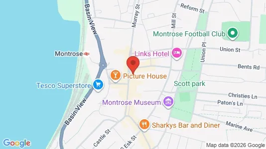 Liikekiinteistöt Myynnissä i Montrose - Angus - Kuva Google Street Viewstä