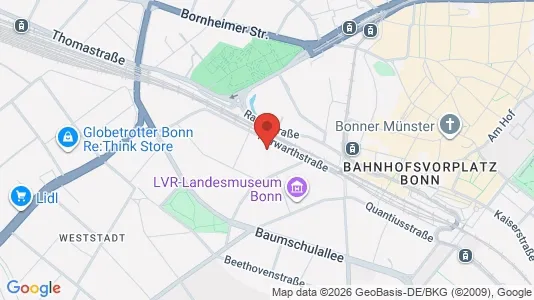 Lokale biurowe Do wynajęcia i Bonn - kort over placeringen