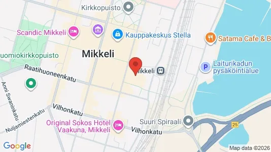 Office spaces for rent i Mikkeli - kort over placeringen