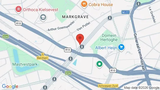 Büros zur Miete i Stad Antwerp - kort over placeringen