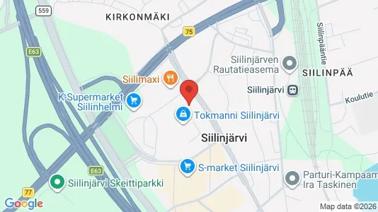 Kontorlokaler til leje i Siilinjärvi - Foto fra Google Street View