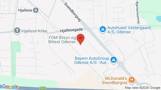 Büros zur Miete i Odense S – Foto von Google Street View