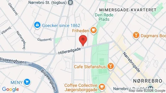 Nieruchomości komercyjne Do wynajęcia i Nørrebro - kort over placeringen