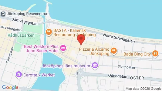 Kontorlokaler til leje i Jönköping - kort over placeringen
