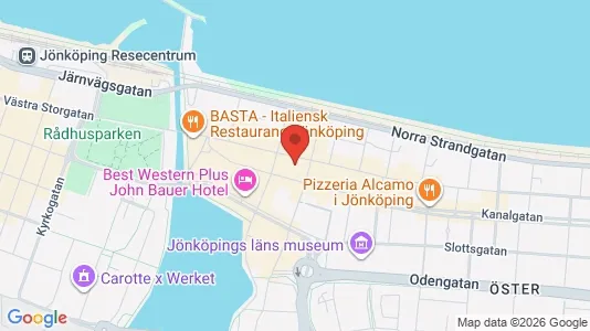 Büros zur Miete i Jönköping - kort over placeringen