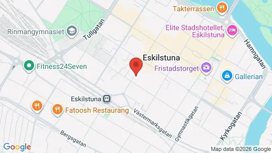 Kontorlokaler til leje i Eskilstuna - kort over placeringen