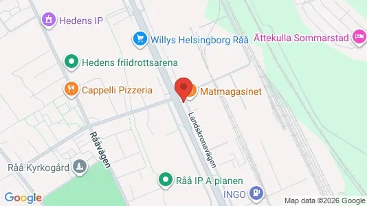 Kontorlokaler til leje i Helsingborg - Foto fra Google Street View