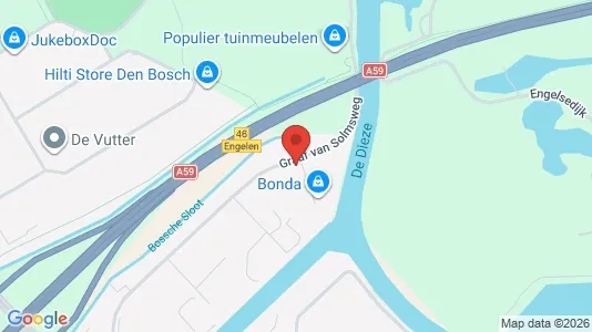 Kantorruimte te huur i Den Bosch - kort over placeringen