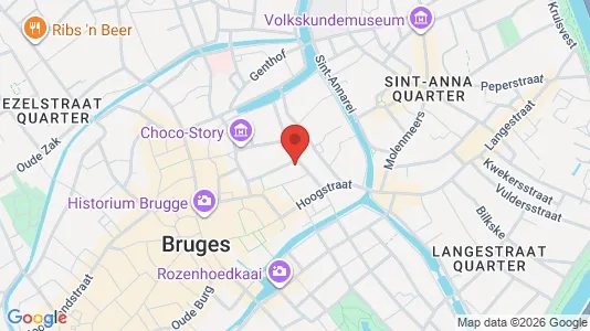 Kontorlokaler til leje i Brugge - Foto fra Google Street View