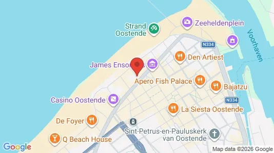 Propiedades comerciales En alquiler i Oostende - kort over placeringen
