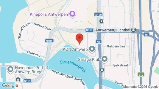 Gewerbeflächen zur Miete i Stad Antwerp – Foto von Google Street View