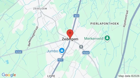 Lagerlokaler til leje i Zedelgem - Foto fra Google Street View