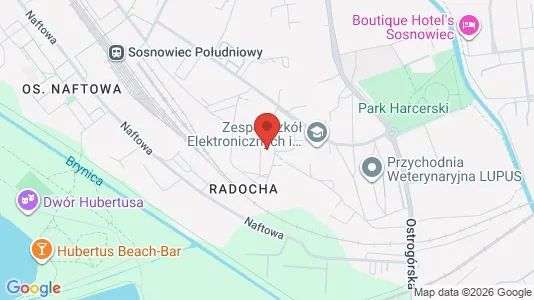 Lokale biurowe Do wynajęcia i Sosnowiec - kort over placeringen
