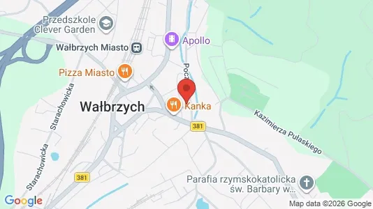 Büros zur Miete i Wałbrzych – Foto von Google Street View