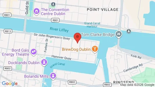 Office spaces for sale i Dublin 2 - kort over placeringen