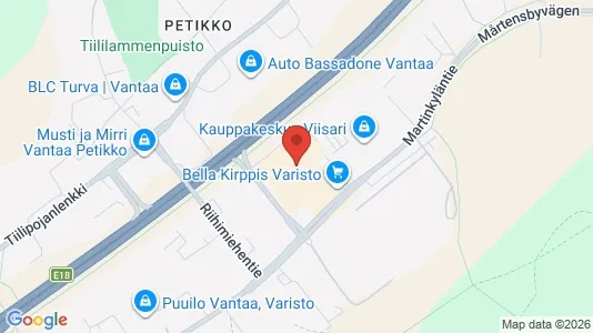 Gewerbeflächen zur Miete i Vantaa – Foto von Google Street View