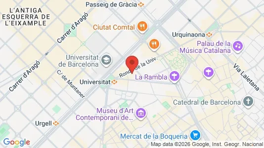 Gewerbeflächen zum Kauf i Barcelona Eixample – Foto von Google Street View