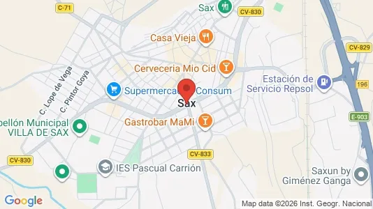 Garages zum Kauf i Sax – Foto von Google Street View