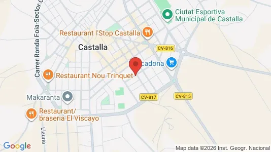 Lokaler til salg i Castalla - Foto fra Google Street View
