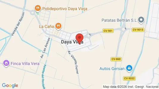 Gewerbeflächen zum Kauf i Daya Vieja - kort over placeringen