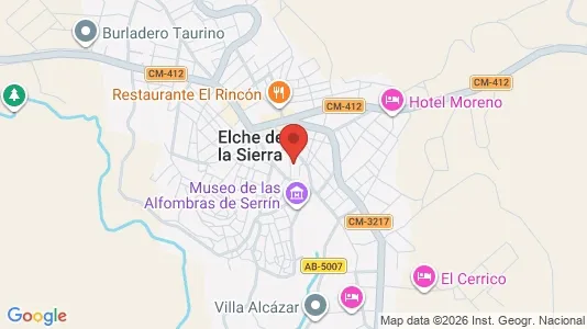 Commercial properties for sale i Elche de la Sierra - kort over placeringen