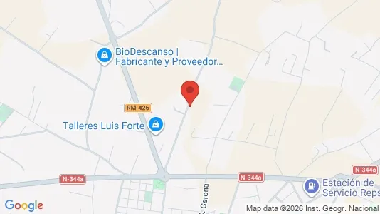 Propiedades comerciales En venta i Yecla - kort over placeringen