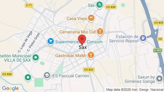 Lokaler til salg i Sax - Foto fra Google Street View