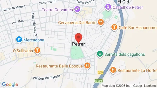 Commercial properties for sale i Elda - kort over placeringen