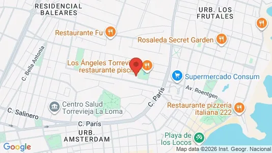 Commercial properties for sale i Torrevieja - kort over placeringen
