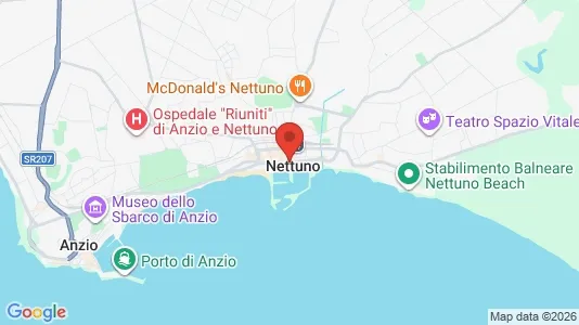 Commercial properties for sale i Nettuno - kort over placeringen