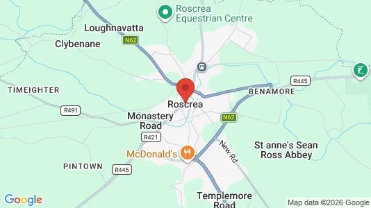 Commercial properties for rent i Roscrea - Photo from Google Street View